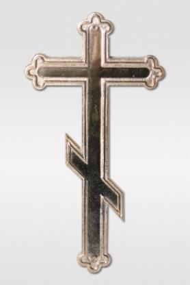 Крест православный без распятия (АБС) (250/130) (вакуумн.покрыт.золото) К112з